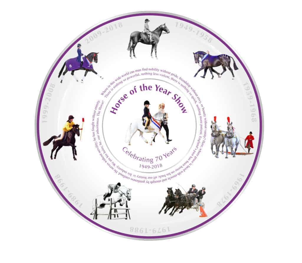 HOYS 70th Anniversary Plate